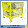 Powder coating metal mesh pallet cage, gas cylinder cage, cylinder pallet